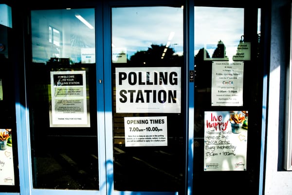 A polling place